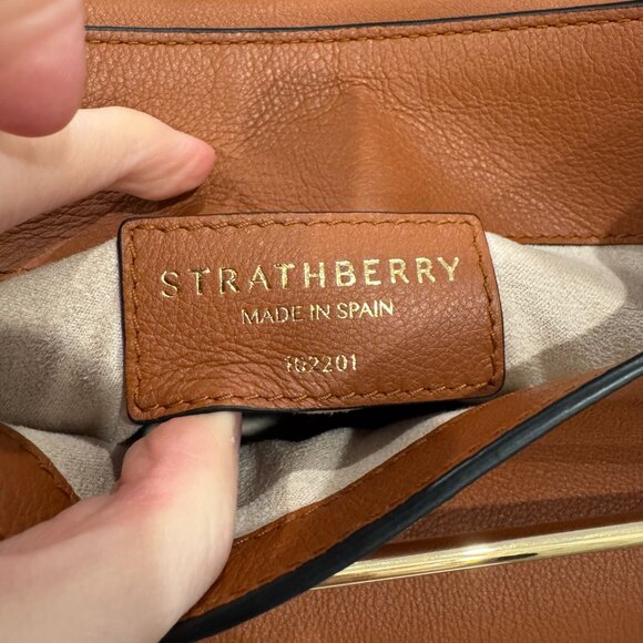 Strathberry Stylist Crossbody Bag in Chestnut - Picture 12 of 16
